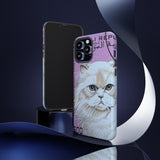 White Persian Cat Tough Phone Case