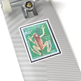 Frog Vintage Stamp Sticker