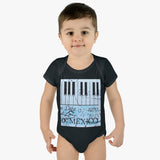 Piano Keys Stamp Baby Onesie