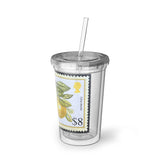Lemon Stamp Acrylic Cup