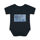 Espresso Blue Baby Onesie