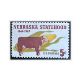 Nebraska State Stamp Sticker