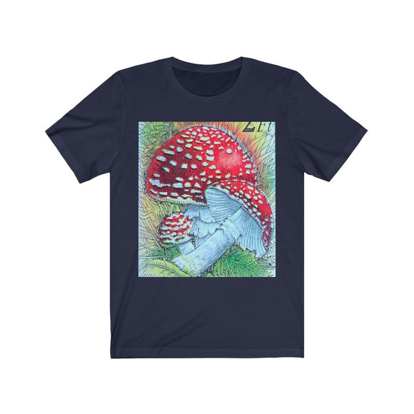 Mushroom Red Stamp T-shirt