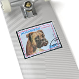 Boxer Dog Stamp Sticker