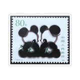 Panda Bear Asia Stamp Sticker