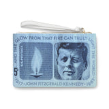 John F Kennedy Clutch Bag