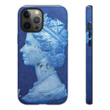 Queen Blue Stamp - Tough Phone Case
