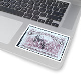 Landing of Columbus Stamp Sticker