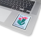 Cactus Flowers Stamp Sticker
