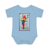 Parrot Bird Stamp Baby Onesie