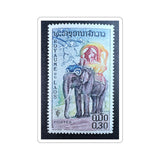 Elephant Stamp Sticker