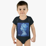 Queen Stamp Baby Onesie
