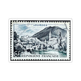 French Town Stamp Sticker