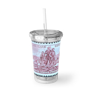 Lewis & Clark Stamp Acrylic Cup