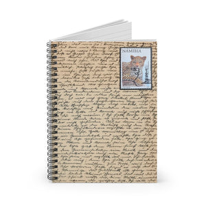 Leopard Stamp Spiral Notebook
