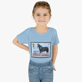 Shire Horse Stamp Baby Onesie