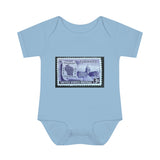 Wisconsin Stamp Baby Onesie