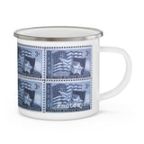 Texas State 1945 Stamp Enamel Mug