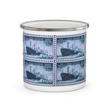 Peace & War 1946 Stamp Enamel Mug