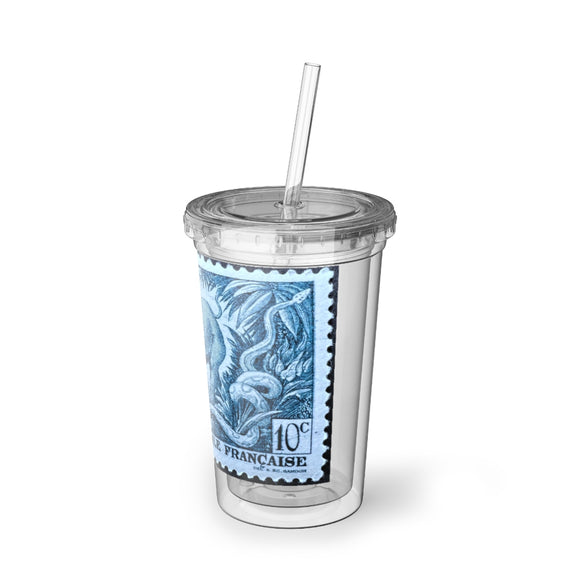 Blue Rhino Stamp Acrylic Cup