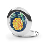 Yellow Rose Compact Travel Mirror