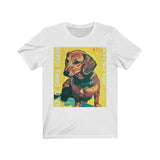 Dachsund Dog Stamp T-shirt