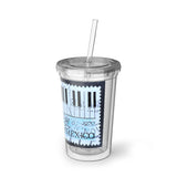Piano Keys Stamp Acrylic Cup