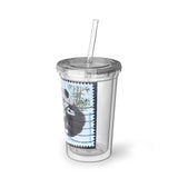 Panda Bear Australia Stamp Acrylic Cup