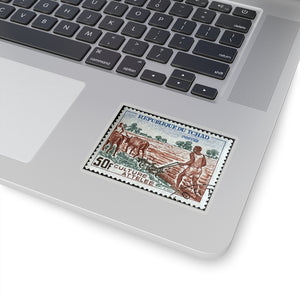 Farmer Stamp Sticker