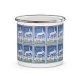 Whooping Crane 1975 Stamp Enamel Mug