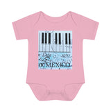 Piano Keys Stamp Baby Onesie