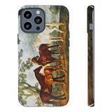 Wild Horses Stamp - Tough Phone Case