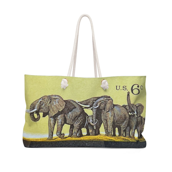 Elephant Herd Travel Bag