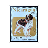 Saint Bernard Dog Stamp Sticker