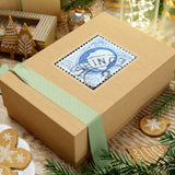 Ben Franklin Blue Stamp Sticker