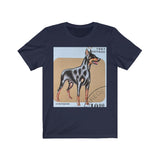 Doberman Dog Stamp T-shirt