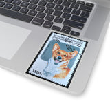 Welsh Corgi Dog Stamp Sticker