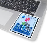 Skeleton Rose Stamp Sticker