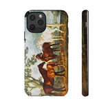 Wild Horses Stamp - Tough Phone Case