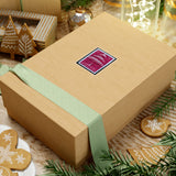 Maroon Tree Stamp Sticker