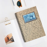 Texas State Stamp Spiral Notebook