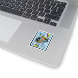 King and Queen Stamp Sticker