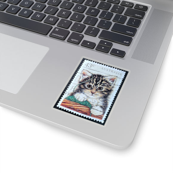 Kitten Australia Stamp Sticker