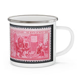 Betsy Ross Stamp Enamel Mug
