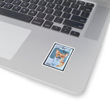 Welsh Corgi Dog Stamp Sticker