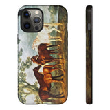 Wild Horses Stamp - Tough Phone Case