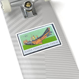 Haida Canoe Stamp Sticker