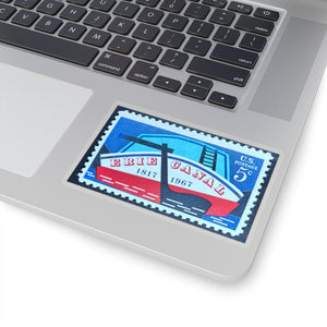 Erie Canal Stamp Sticker