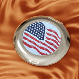 U.S. Flag Compact Travel Mirror