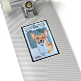 Welsh Corgi Dog Stamp Sticker
